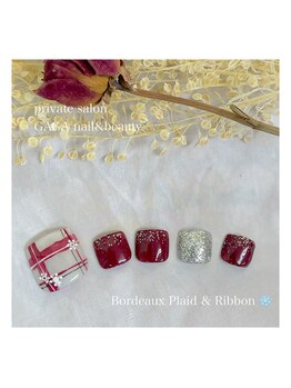 ガガ ネイルアンドビューティー(GAGA)/winter nail /定額ネイル