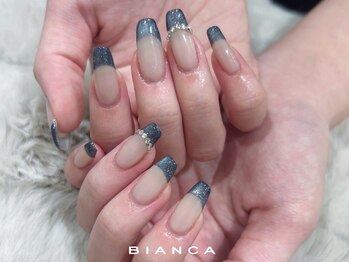 ビアンカ キュポ・ラ川口店(Bianca)/マグフレンチネイル￥9300～