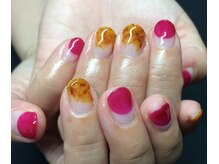 リエル(Riel)/べっ甲塗りかけフレンチ新規6980