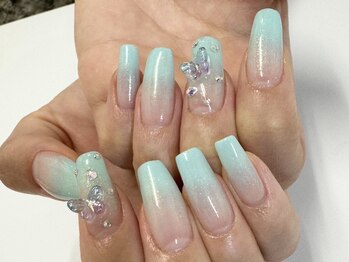 クラル 平塚店(CURAR)/蝶ロンググラデーション