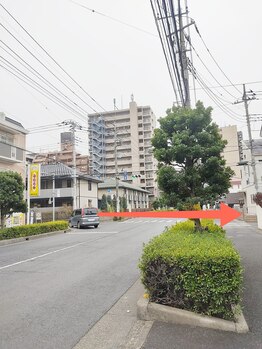 かおりビューティサロン/ 越谷方面から来た場合