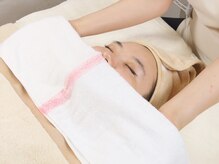 一期一会 恵比寿店(ichigo ichie)/蒸しタオルで拭き取る