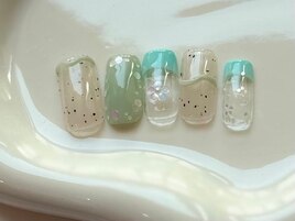 涼しげうねうねブルー