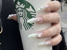 オーロラ アメ村店(AURORA)/バラネイル/グラデーション