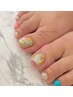 【foot】アート（2本） 80分 ￥7300