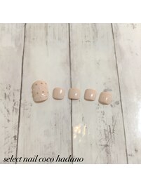 3&4月フット　ラインストーン