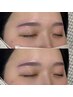 眉毛ワックス脱毛+間引き ￥6000