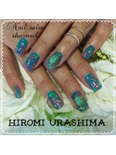 ネイルサロンシャネイル/タイダイ風ネイル