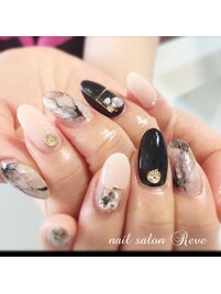 天然石ネイル♪