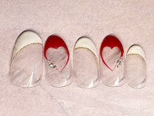 リボン 佐野店(Ribbon)/1月2月定額Designハートフレンチ