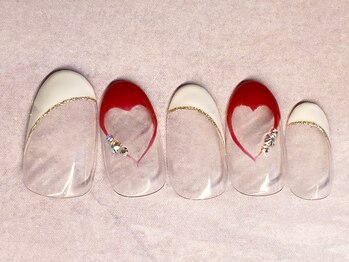 1月2月定額Designハートフレンチ