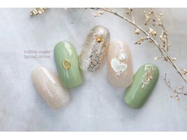 ラメ＆パールネイル