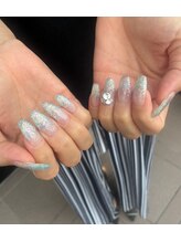 トータルサロン 白べぇーっ プラス/☆ラメグラデーションネイル☆