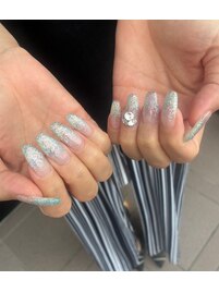 ☆ラメグラデーションネイル☆