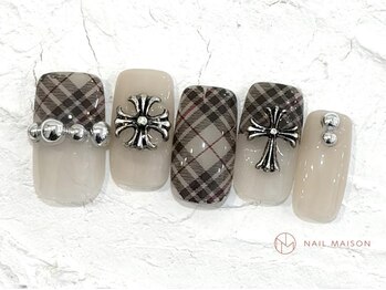 ネイルメゾン 池袋店(NAIL MAISON)/チェッククロム¥8500