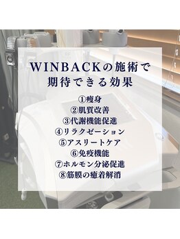 和らぎの森/WINBACKで期待される効果