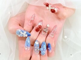 フラッシュゴシックアシメネイル