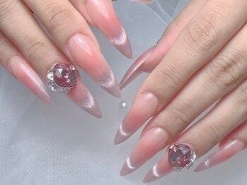 クイーンズネイルサロン(Queen's nail salon)/チークマグネットフレンチ