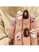 ネイルサロン クール(Nailsalon Coeur)/バレンタインネイル　チョコ