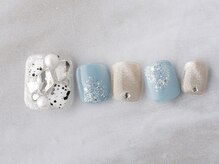 ネイルプラザ 河原町OPA店(NAIL PLAZA)/マグネット×埋め尽くしネイル