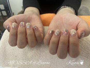リオッサ オブ ラグーン(RIOSSA of Lagoon)/塗りかけｘキラキラ春ネイル♪