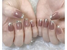 ヌアネイル(NUR NAIL)/ガラスフレンチ