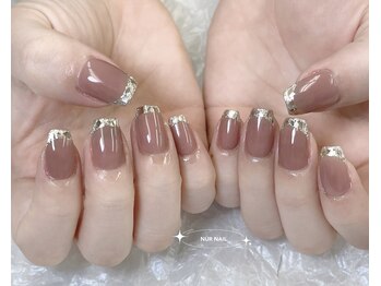 ヌアネイル(NUR NAIL)/ガラスフレンチ