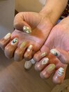 お花ネイル