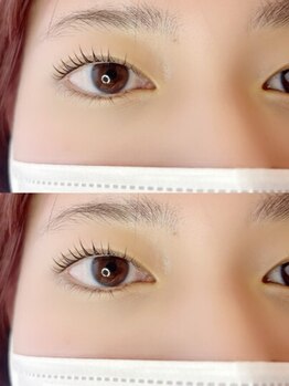 アウラ 砺波店(AULA)の写真/完全個室でゆったり施術が受けられる◎美容成分たっぷりのケラチンラッシュリフトで理想のカールを実現♪