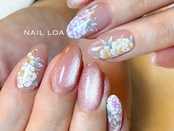 ロア(LOA)の写真/【HAND定額アート￥9,000～】持ちの良さ抜群！丁寧な施術で、ネイル上級者さんも納得仕上がりに◎