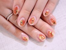 ラルネイル 大宮(Lull. nail)/＊ORANGE＊ニュアンス＊