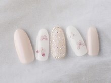 ネイルプラザ 河原町OPA店(NAIL PLAZA)/ピクシー×蝶々ネイル