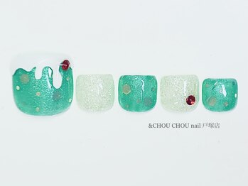 アンドシュシュネイル(&CHOU CHOU nail)/フット定額 