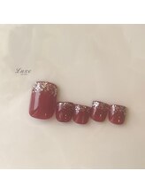 ネイルサロンリュクス (nailsalon Luxe)/レッドネイル☆