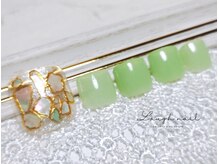 ラフネイル(Laugh nail)/親指アート　¥8200