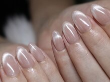 ヴィエル ネイル(VIEL NAIL)/マグネットチェックで大人ネイル