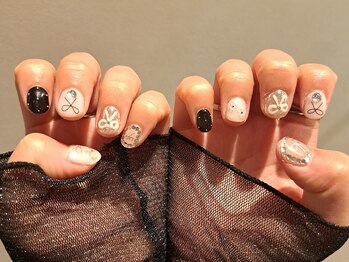 ネイルムード(Nail mood)/リボンネイル