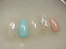 ネイルサロン フローリア(nail salon Florir)/チェック柄ネイル