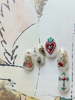 アトリエループ(atelier Loop by shiho)/shihoクリスマス手描きアート