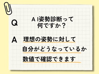 ナオル整体 大宮院(NAORU整体)/AI姿勢診断って何ですか？[整体]