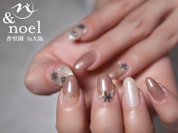 ノエル(Noel)/オフィス×雪の結晶ネイル