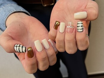 ソル(SOL.)/beige / 5本アート