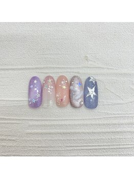 ルチア ネイルアンドアイラッシュ 元今泉店(Lucia)/定額コース(オフ込み)¥7600～