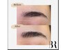 【リペア1ヶ月以内】眉wax脱毛・間引き・仕上げ眉メイク　パーマなし　¥4100