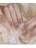 ◆NEW◆《チップ長さだし》色っぽいチーク×マグネットのグラデー　¥11990