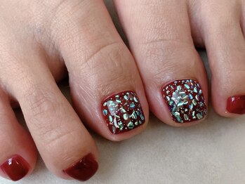 デシカ(DeSica)/フットネイル2本アート