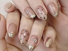 ルネネイル(Lune nail)/ドットネイル