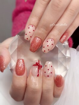 ジェルネイルステラ(gel nail Stella)/リボン