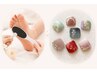 【オフ込み】足裏角質ケア+シンプルコース２本アート13000円→