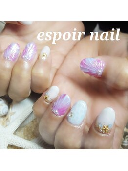 ネイルアンドアイラッシュサロン エスポアール(nail&eyelash salon espoir)/人魚の鱗 90分コース